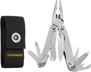 LEATHERMAN, Wingman Multitool with Spring-Action Pliers and Scissors, Stainless Steel with Nylon Sheath.