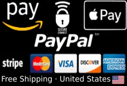 Logos for online payment at AnthonyMrugacz.com for Safe Secure Online Shopping..