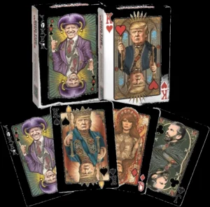 Playing cards with US ppolitical figures for J6 Insurrection 